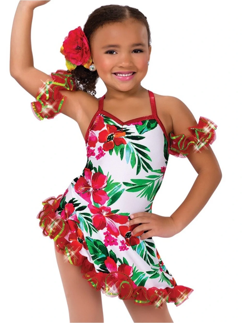 NEW! A Wish Come True Mele Kalikimaka dance costume Hawaiian